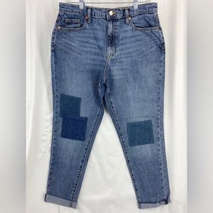 Universal Thread Boyfriend Slim Hip & Thigh Blue Denim Jeans Size 4/27R